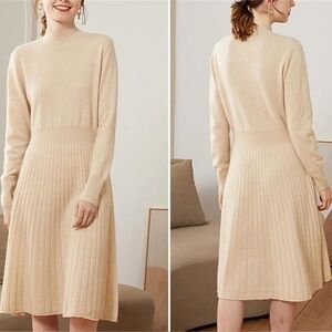 Rouwanbaby Knit Fit and Flare Dress